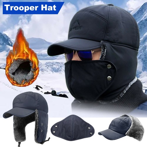Winter trapper hut pelz - winter, warme