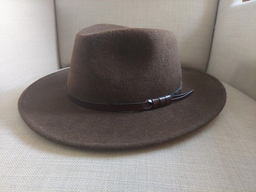 Crushable filzhut fedora braun - fedora,